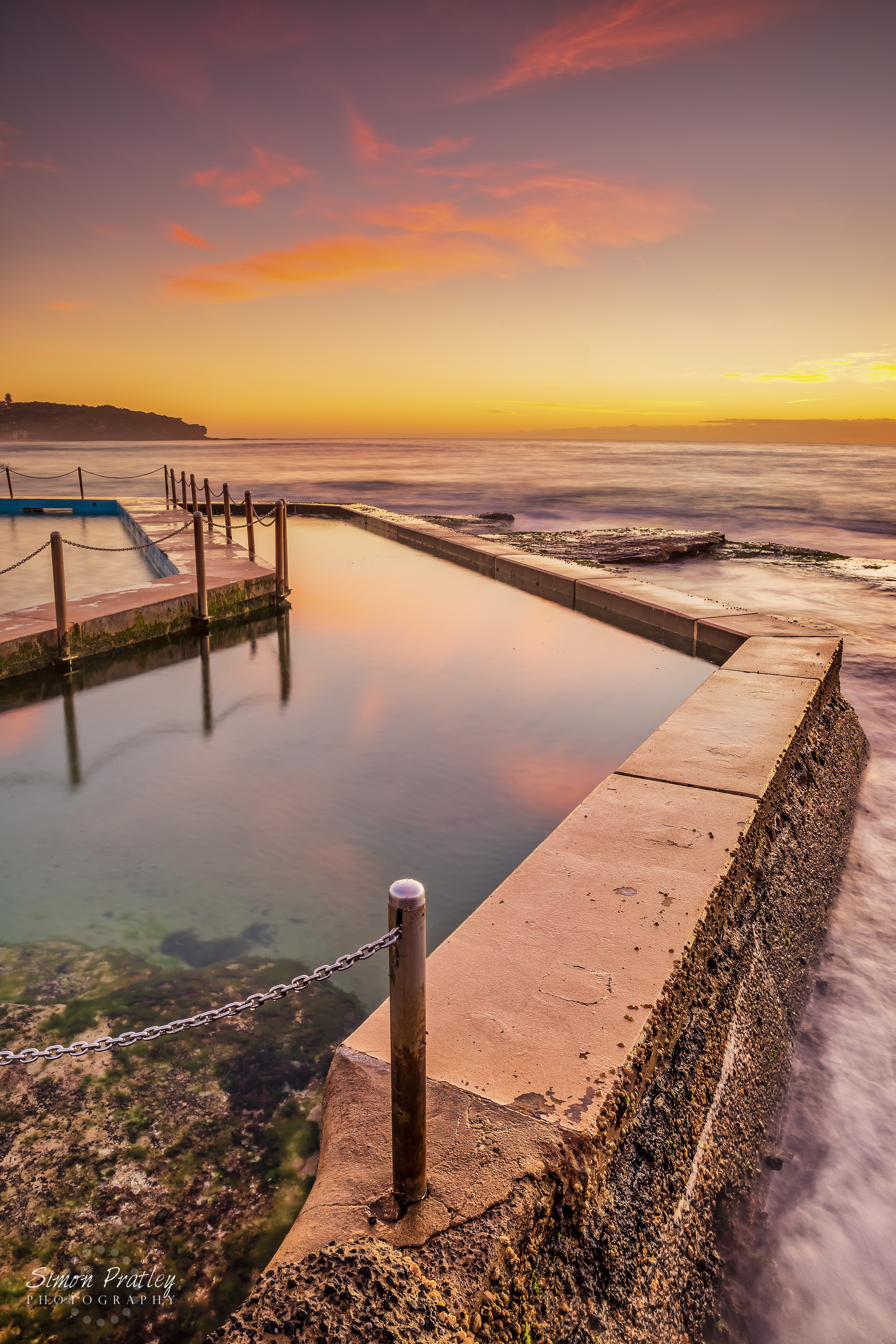 Morning Colours at South Curl Curl Pool