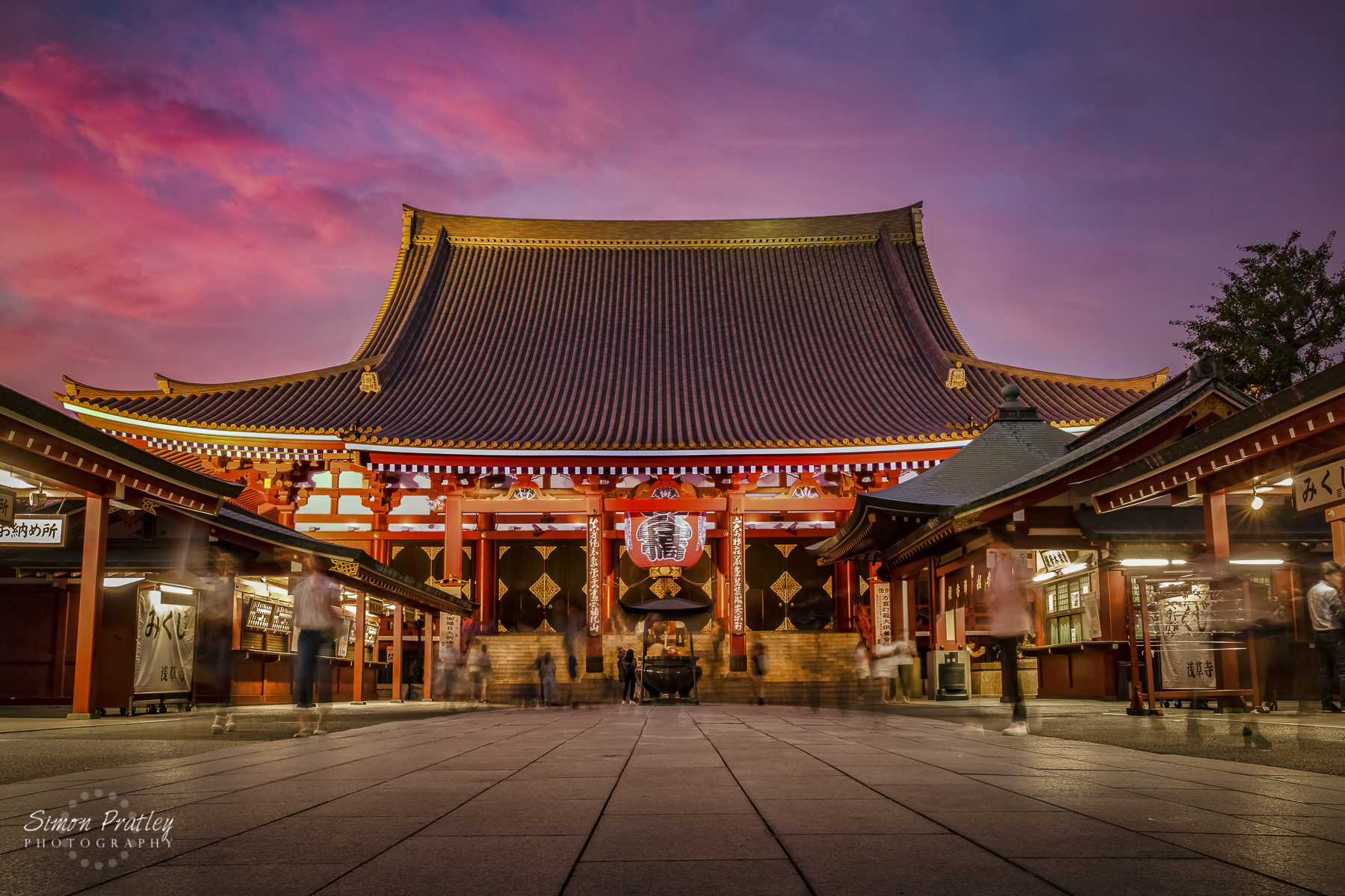 Sensō-ji at Sunset
