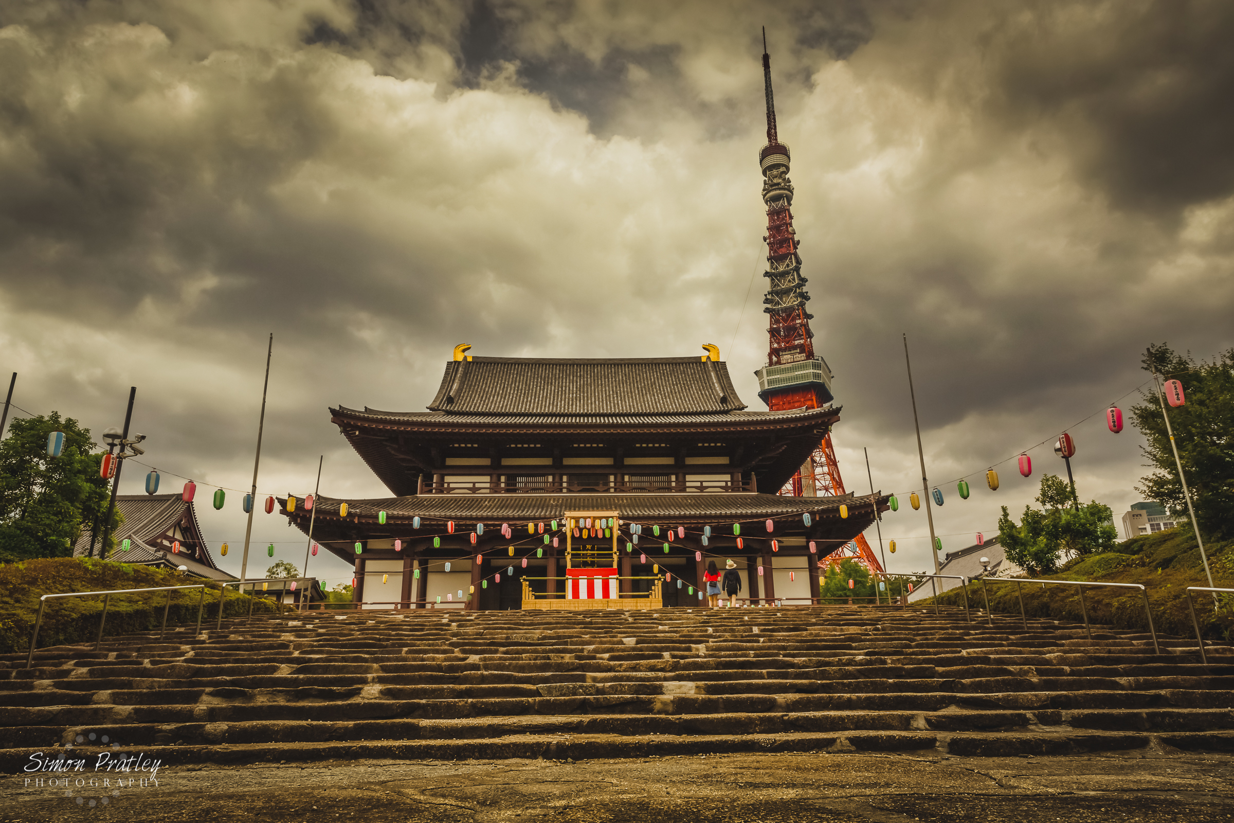Steps of the Zojo-ji Temple