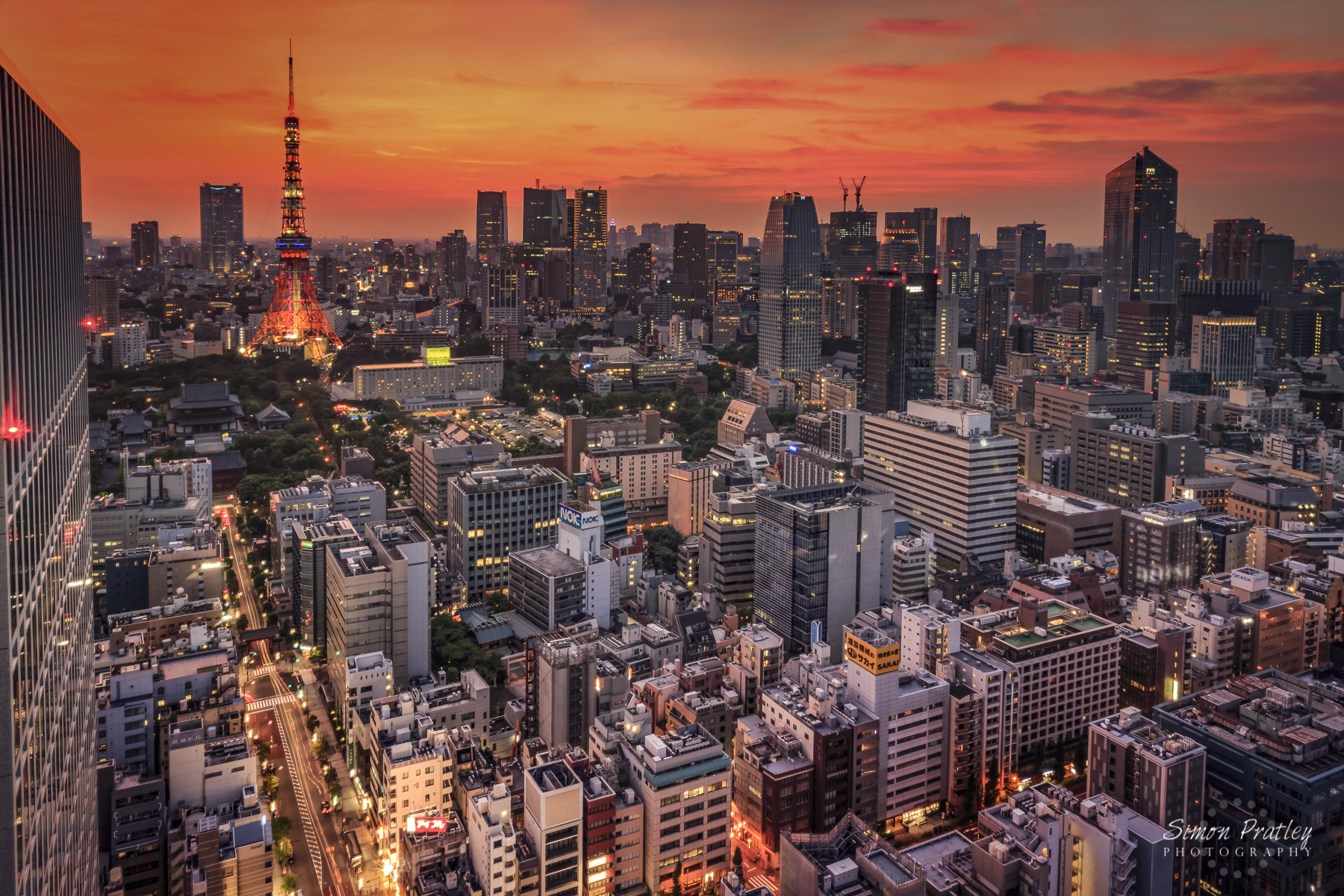 Sunset Over Tokyo