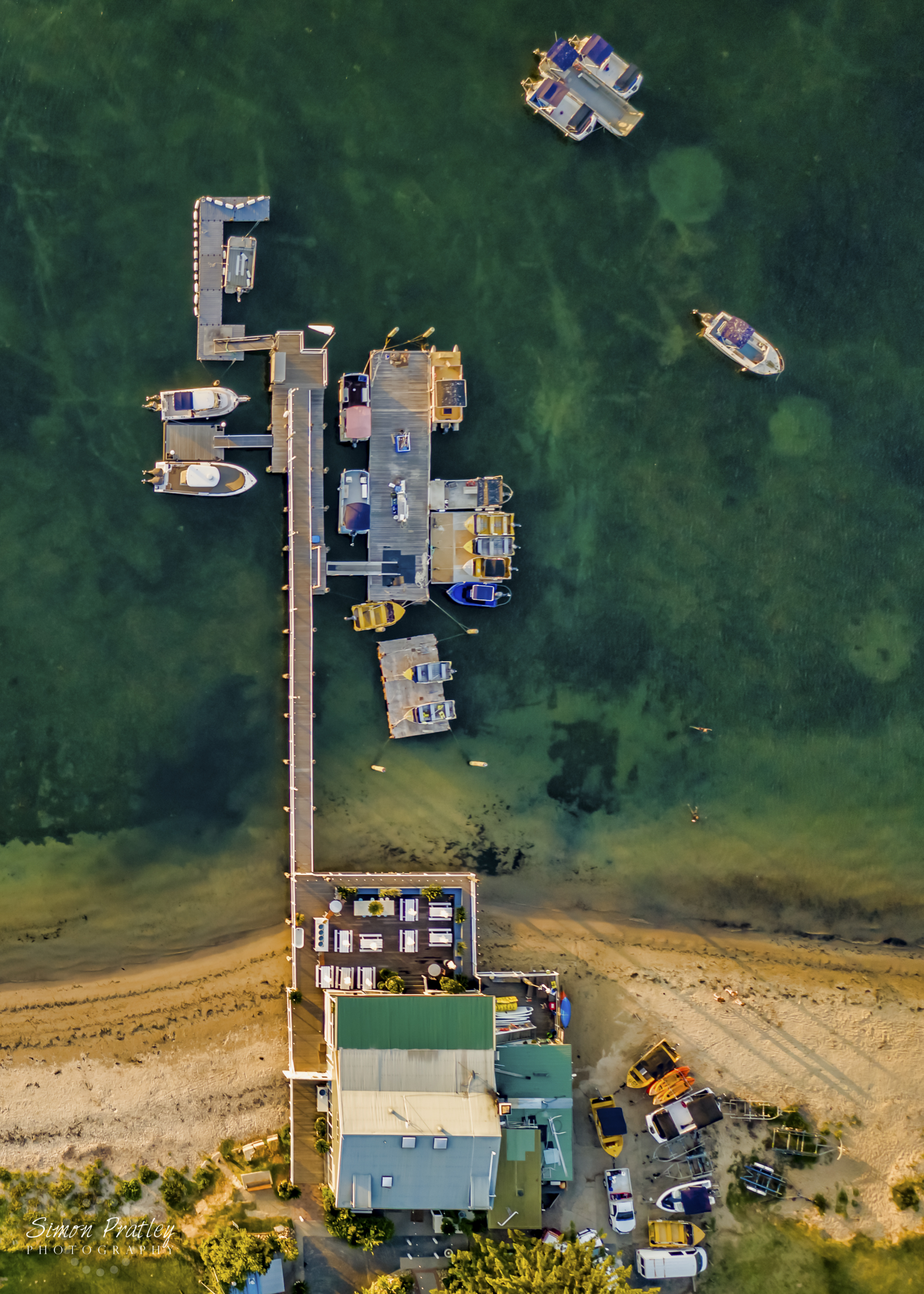 Birds Eye View of The Boat Shed at Palm Beach