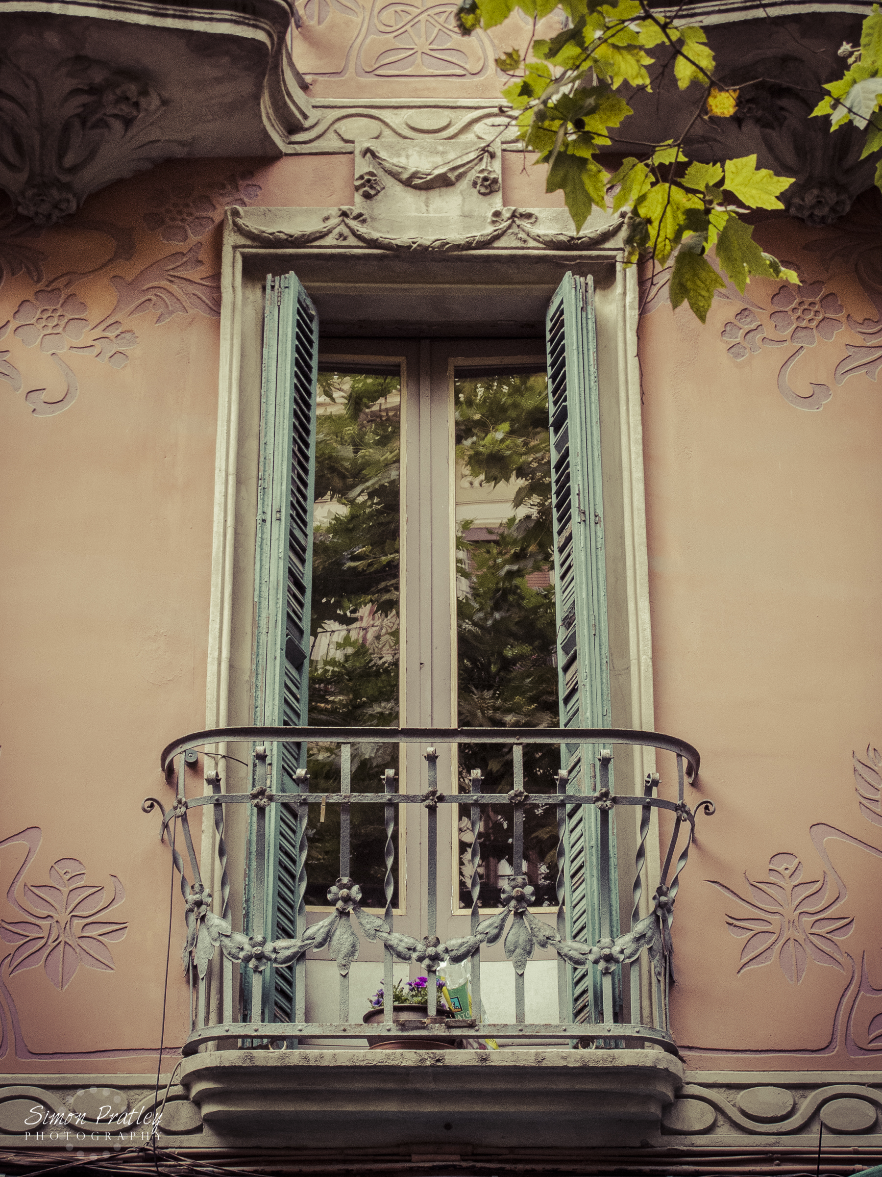 Beautiful Balcony of la Rambla de Poble Nou