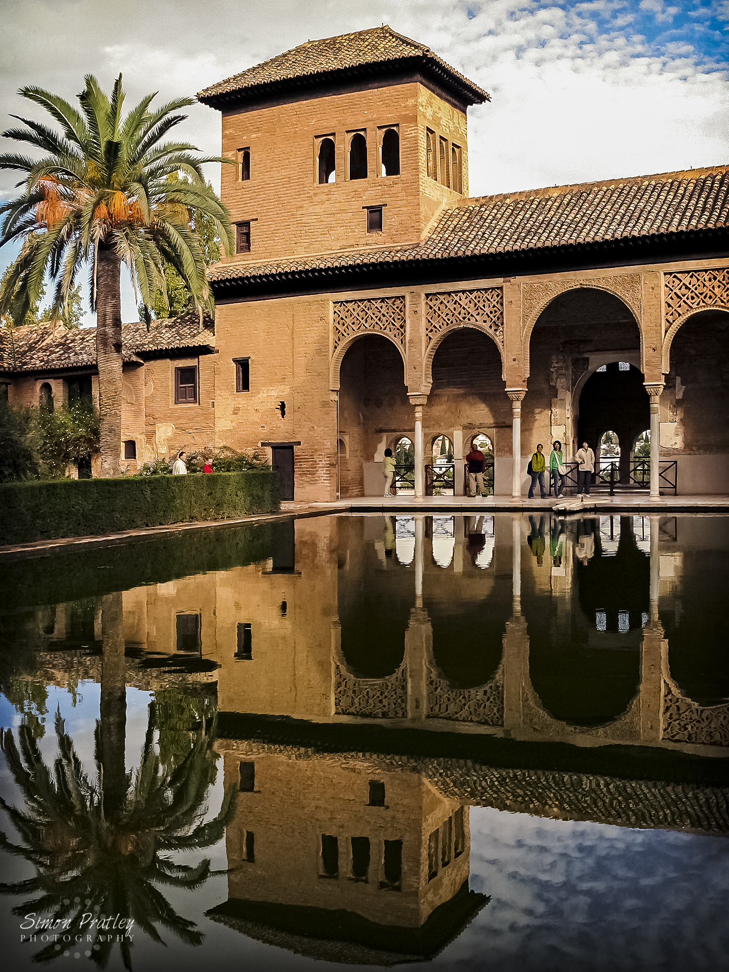 Reflexiones en el Alhambra de Granada