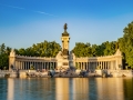 El Monumento a Alfonso XII en el Parque de El Retiro, Madrid