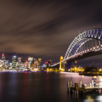 Sydney Harbour Night View