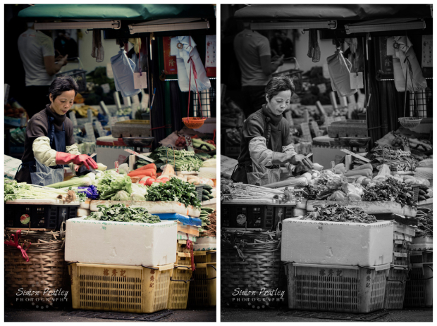 Vegetable Stall Hong Kong