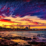 Dee Why Sunset with Electric Clouds